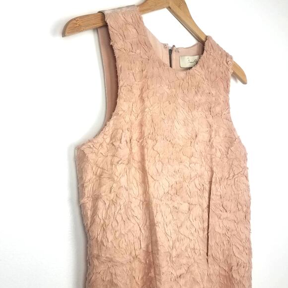 Max Azria | Light Pink Silk Linen Formal Dress New - Picture 3 of 8
